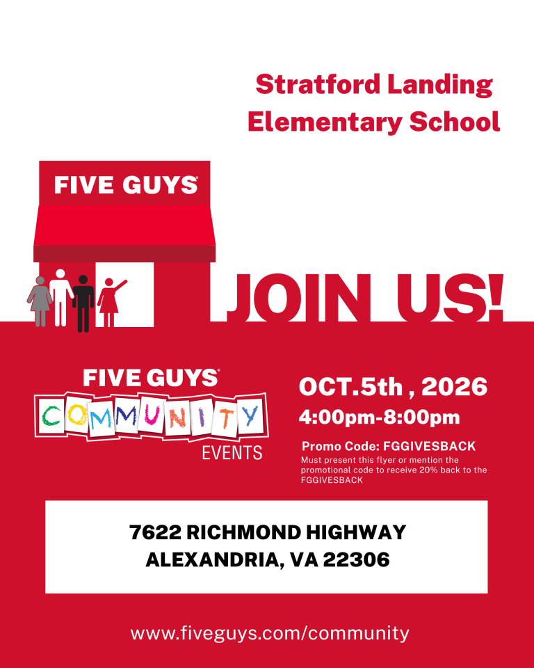 Dine Out for SLES and the 6th Grade at Five Guys — Monday, October 5